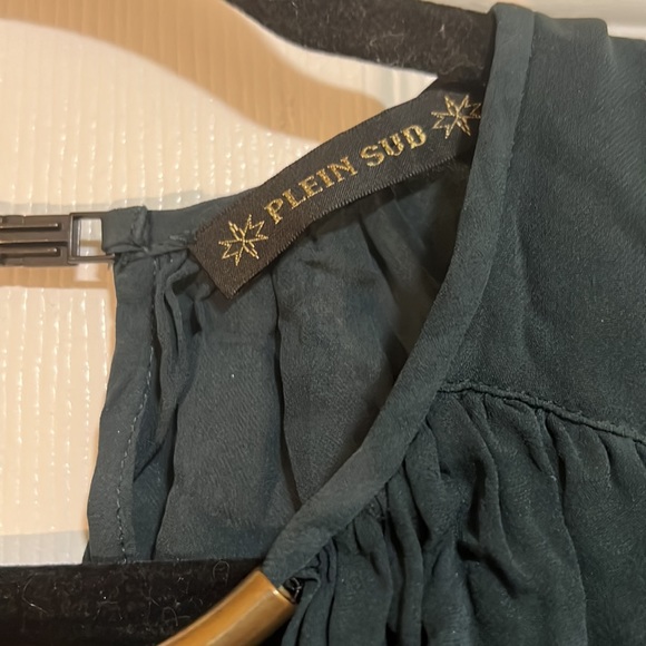 Plein Sud Silk Embellished Blouse - Picture 3 of 7